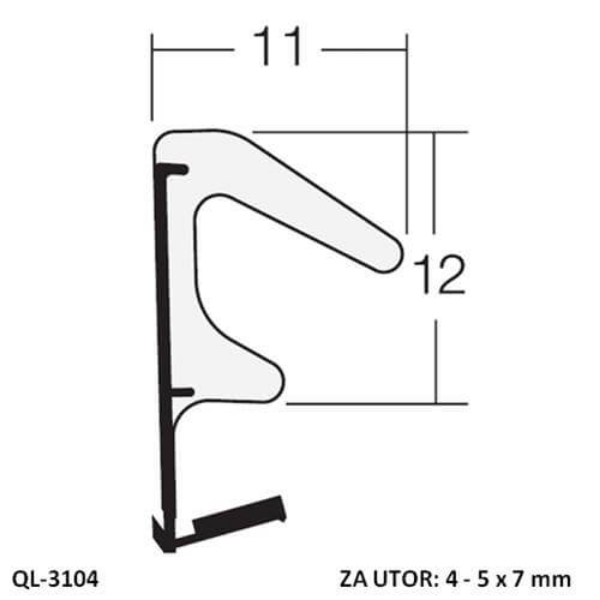 Tesnilo za vrata QL-3104