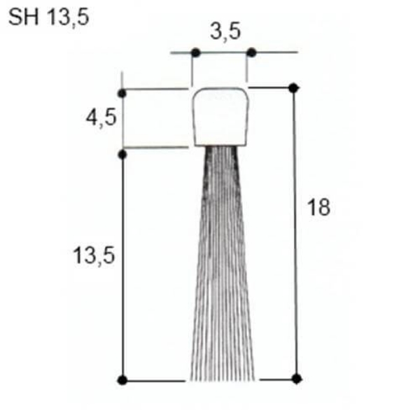 Krtačni vložek SH 13,5