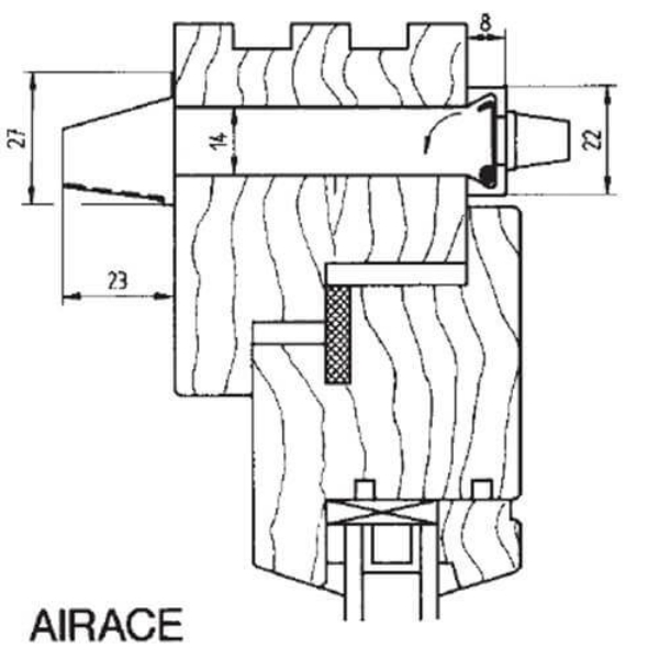 Zračnik AIRACE-V+GS-442 mm