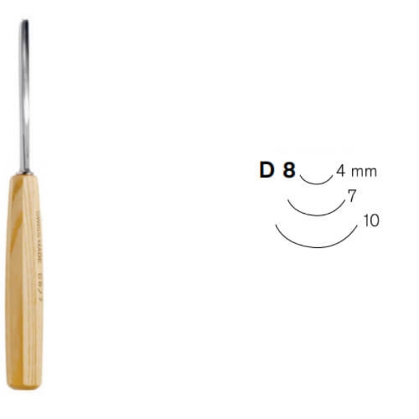 Hobby rezbarsko dleto D 8