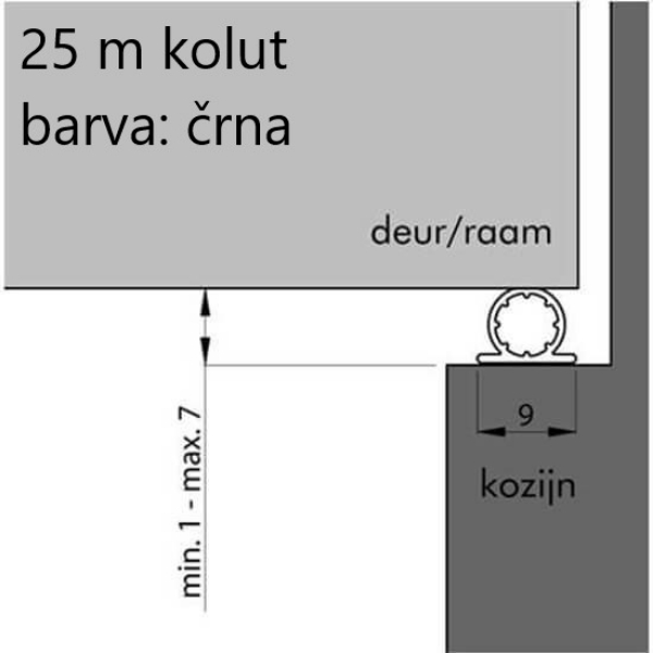 Slika za Tesnilo SIL OMEGA 137 - SAMOLEPILNO (25 m kolut)